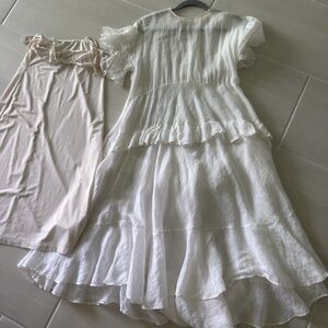 Zimmermann White linen Dress